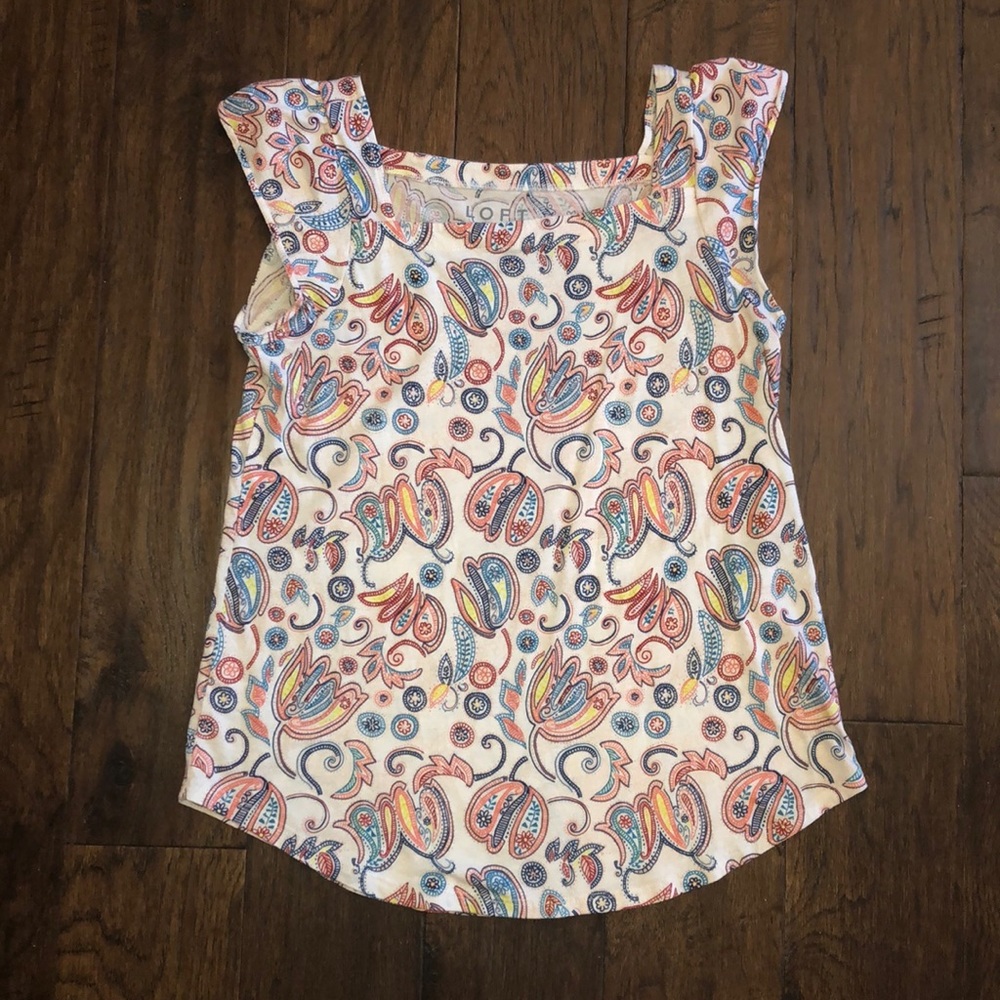 ⭐️SALE⭐️ LOFT Cap-sleeve Shirt
